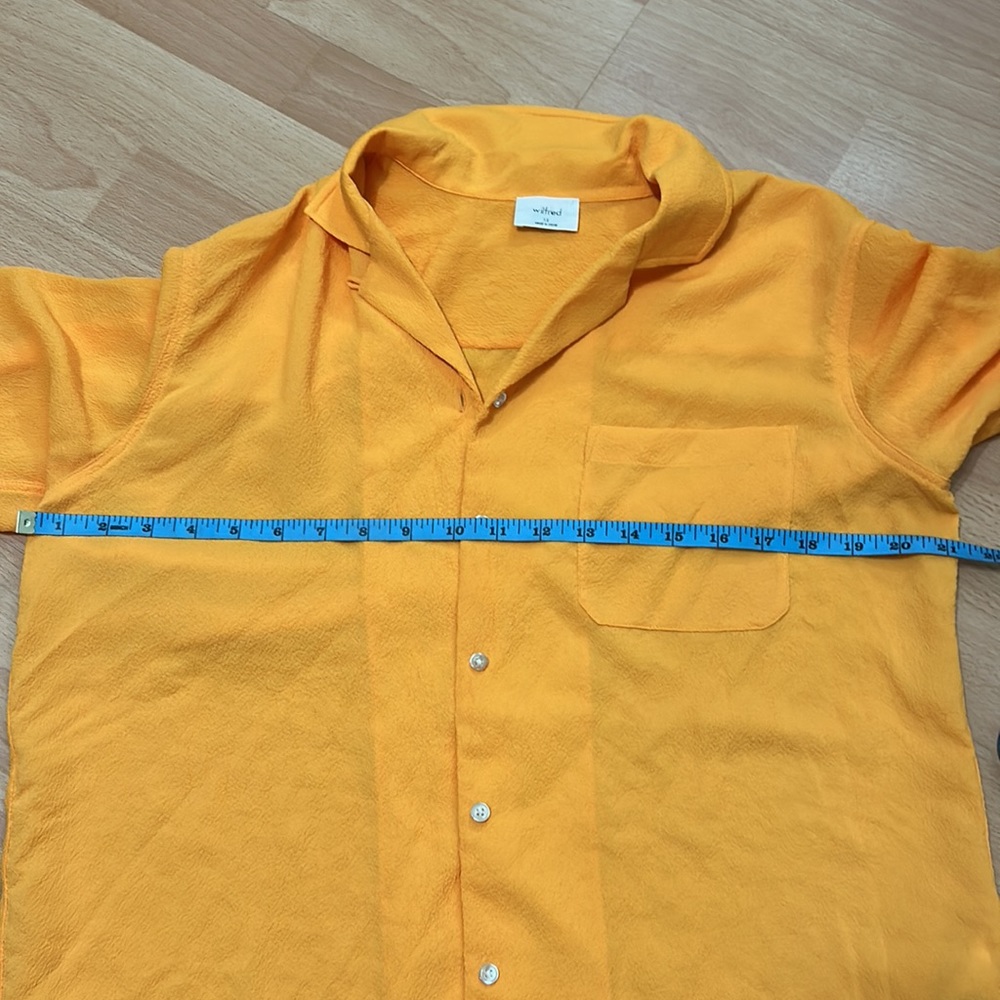 🍊WILFRED RELAXED BUTTON UP BLOUSE - Picture 4 of 5